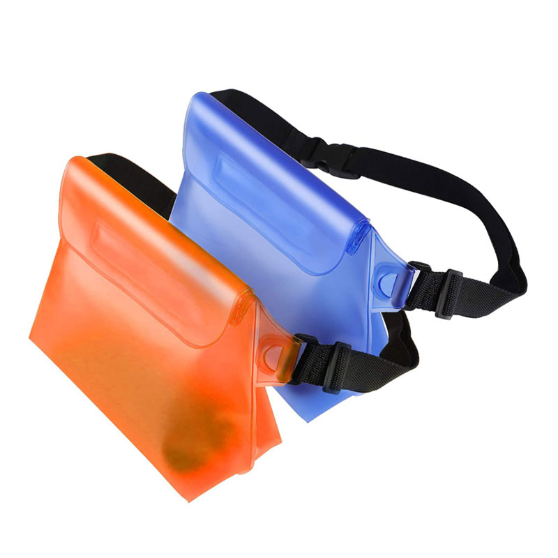Lightweight Adjustable Waterproof Phone Pouch Dry Bag Floating Waist Pouch for Outdoor Sports Boating Hiking