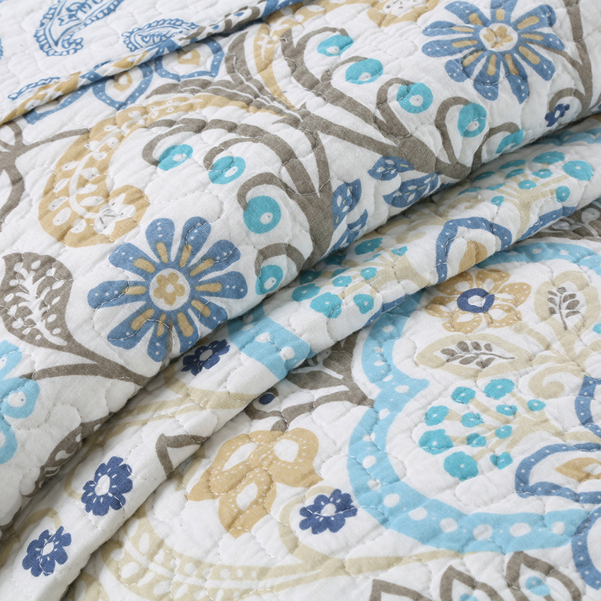 Flower Printed Bedspread&amp;Coverlets Luxury Bed Cotton Bedspreads Soft Bedspread Set Coverlet Bed spread For Home