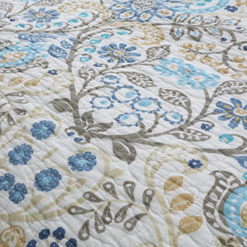Flower Printed Bedspread&amp;Coverlets Luxury Bed Cotton Bedspreads Soft Bedspread Set Coverlet Bed spread For Home