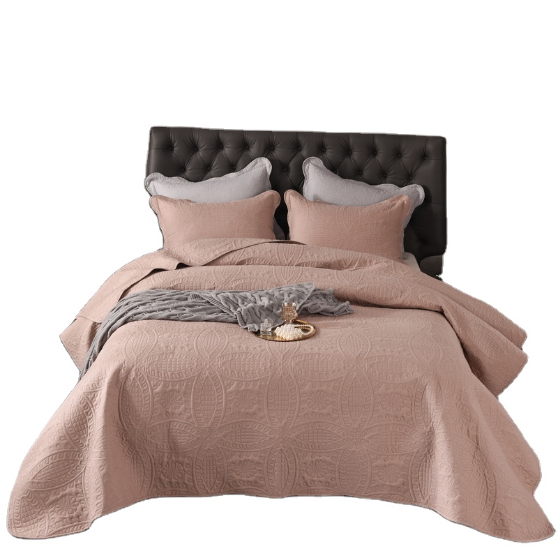 Bedspread Set Quilting Microfiber  Direct Bedding Quilts Coverlet for Bedroom Quilt 3pcs Set