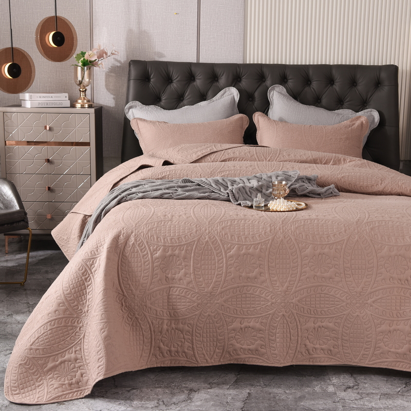 Bedspread Set Quilting Microfiber  Direct Bedding Quilts Coverlet for Bedroom Quilt 3pcs Set