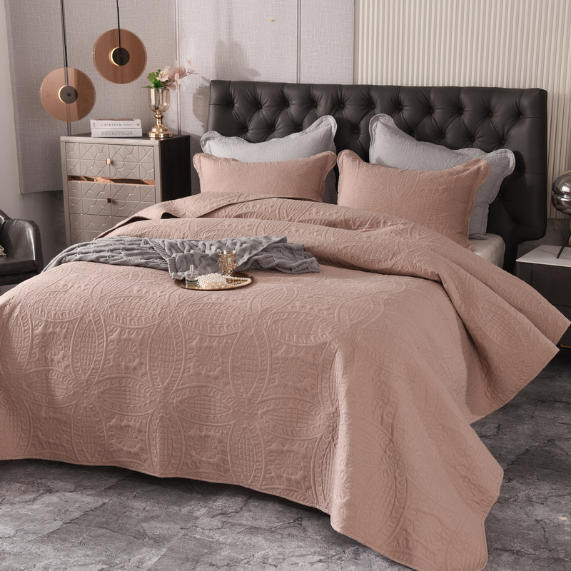 Bedspread Set Quilting Microfiber  Direct Bedding Quilts Coverlet for Bedroom Quilt 3pcs Set