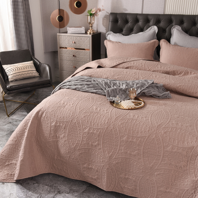 Bedspread Set Quilting Microfiber  Direct Bedding Quilts Coverlet for Bedroom Quilt 3pcs Set