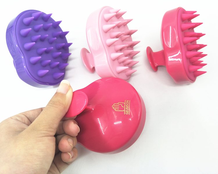 Hot sales Silicone Scalp Hair Massage Brush Scalp Massaging Shampoo Brush