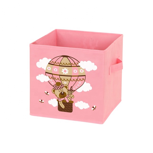 Containers clothes organization  foldable Organizers Baskets with lid Laundry Hamper for kid