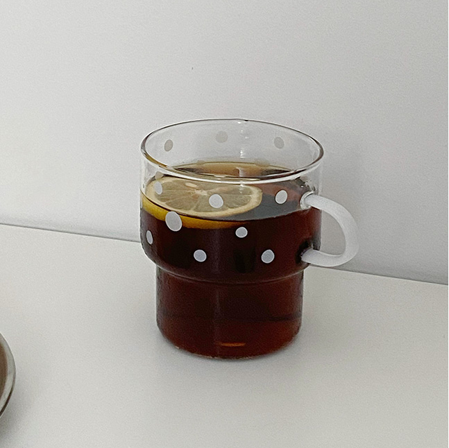 Hot sale  barrel shaped clear glass beer mug