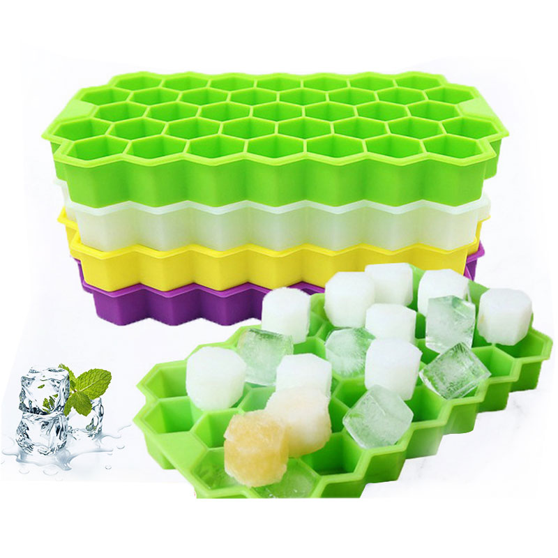 Amazon Premium Ice Cube Trays Silicone Ice Cube Molds Reusable Safe Bpa Free Food Grade 24 Cavity Silicone Ice Cube Make