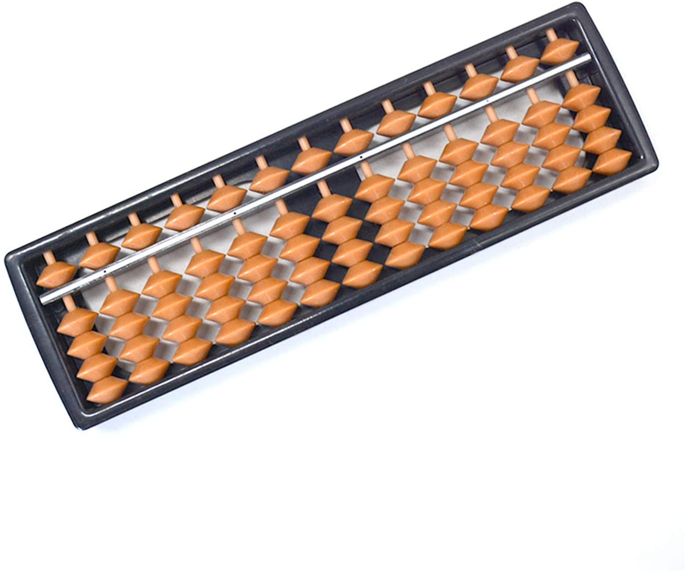 YUJIAN Reset Button Math Calculating Tool Digit Standard Abacus Soroban Professional 17 Column Math Abacus education toy