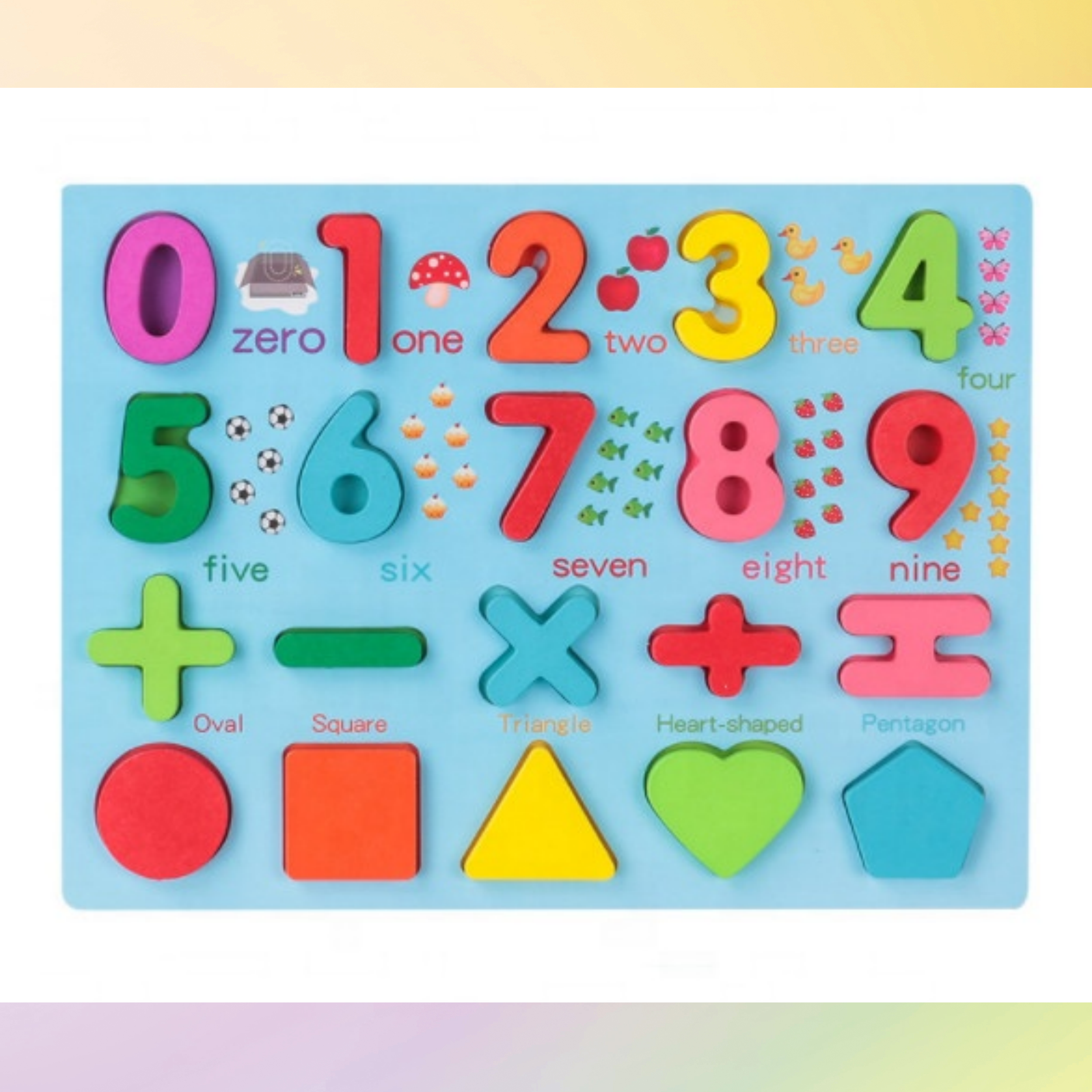 Alphanumeric puzzles wooden toys Geometric shapes Early childhood education  cognitive matching blocks teaching toy