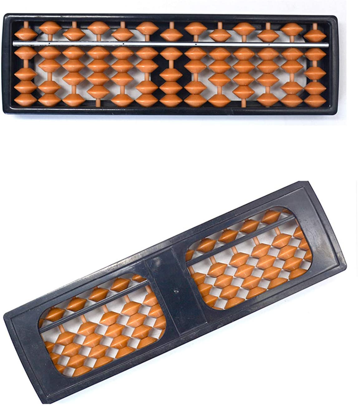 HUAYI Student Soroban 7 9 11 13 15 17 Rods Brown Black ABS Plastic Beads Column Cheap Abacus Soroban japanese abacus sor