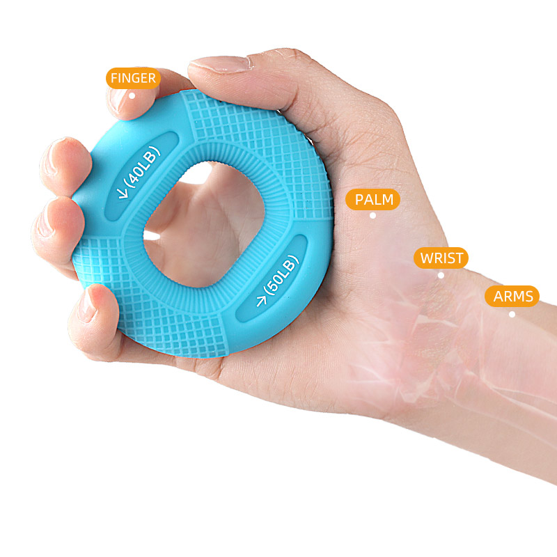 New silicone double strength hand strength training gripper tire finger exercise gripper