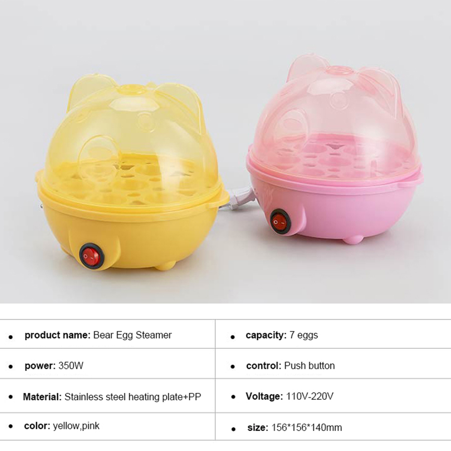 Electric Egg Steamer Cooker Egg Boiler for 5 Eggs