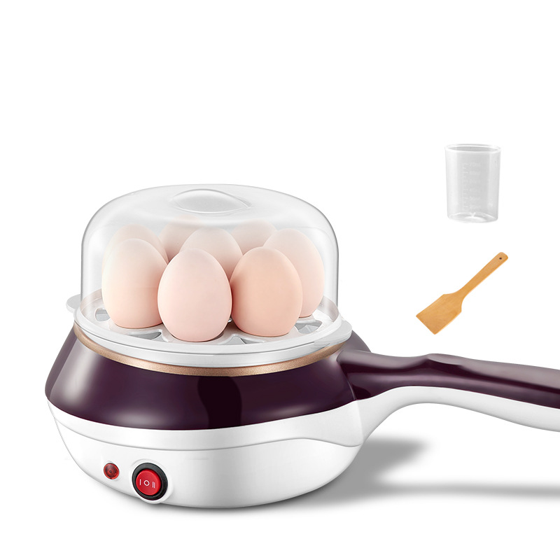 600W Electric Egg Boiler Breakfast Machine Multicooker Steamer Automatic Egg Cookers Home Egg Custard Steaming Cooker wi