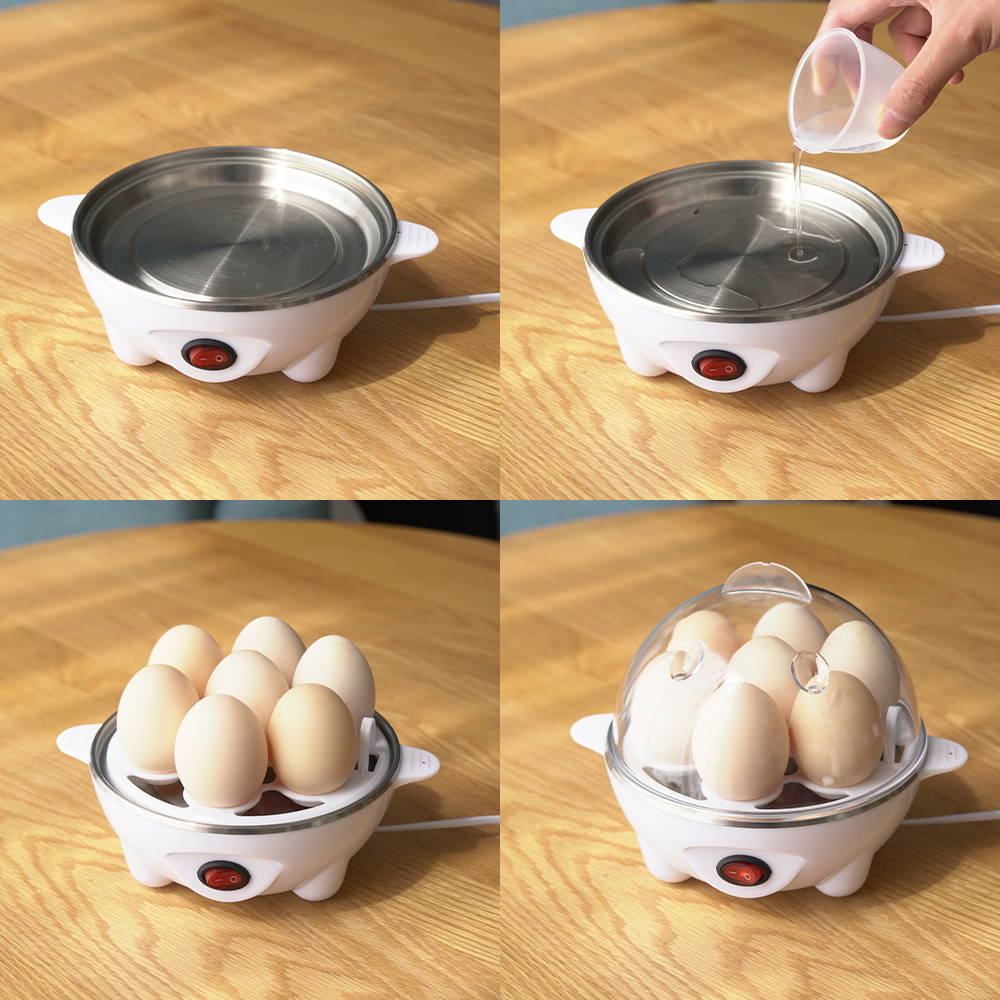 7 Egg Capacity Egg Heater Easy Home Electronic Multipurpose Electric Cooker Egg Boiler
