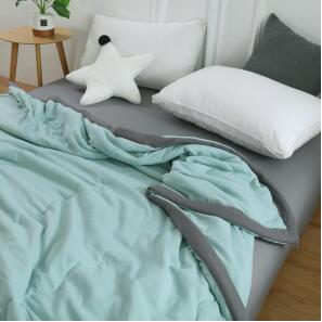  Home Hotel Summer Breathable Solid Color Children's Cool cotton Quilt