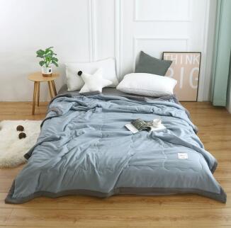  Home Hotel Summer Breathable Solid Color Children's Cool cotton Quilt