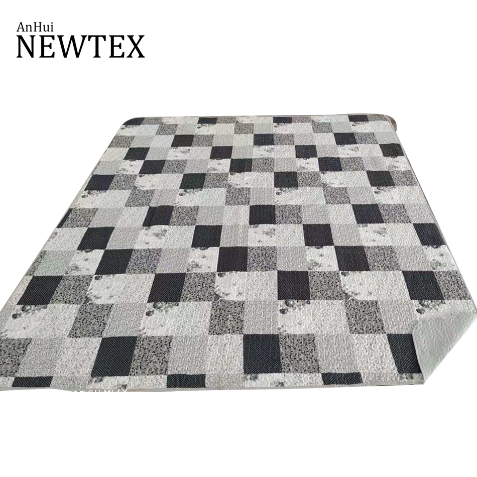 Good quality home textile 100%polyester patchwork printing bedspread quilt