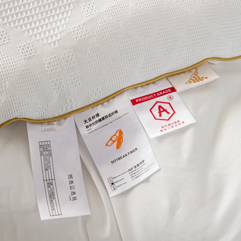 New Waffle Embroidered Quilt Soybean Protein Fiber Polyester Blend Quilt Warm Quilt in Winter