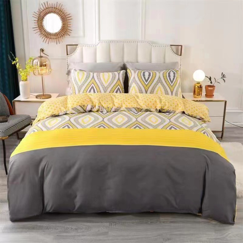 Luxury Digital Linen, Bedsheet Cartoon Printing Bedding Set Bed Sheet Set 100% Cotton microfiber Case bedding set lace b
