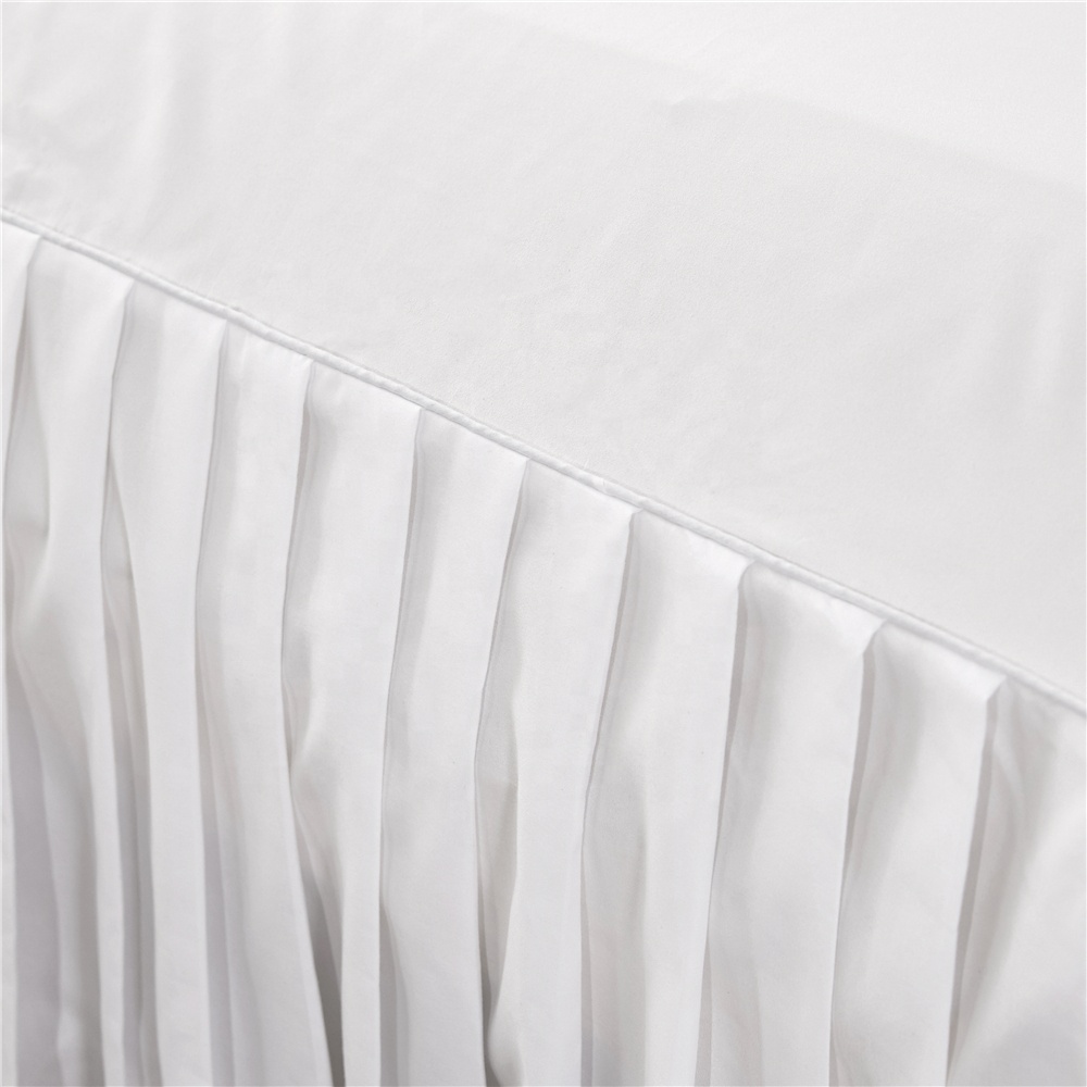 Sample Available Pleated Bed Skirt 90/120/150/180cm Size Bedspread Dust Cover Dustproof Breathable Mattress Pad Cover Sh