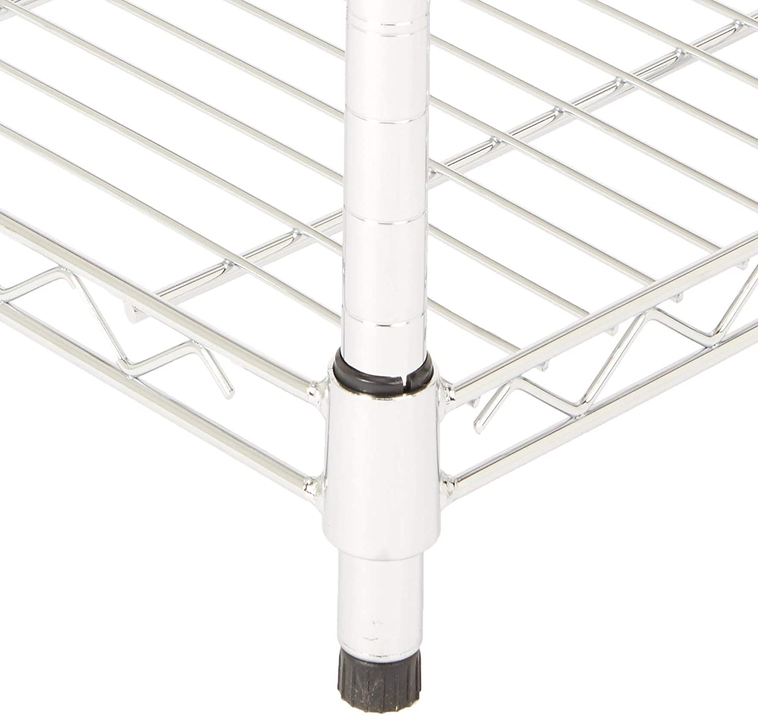 Amazon Basics 3 Shelf Shelving Unit Chrome shelf