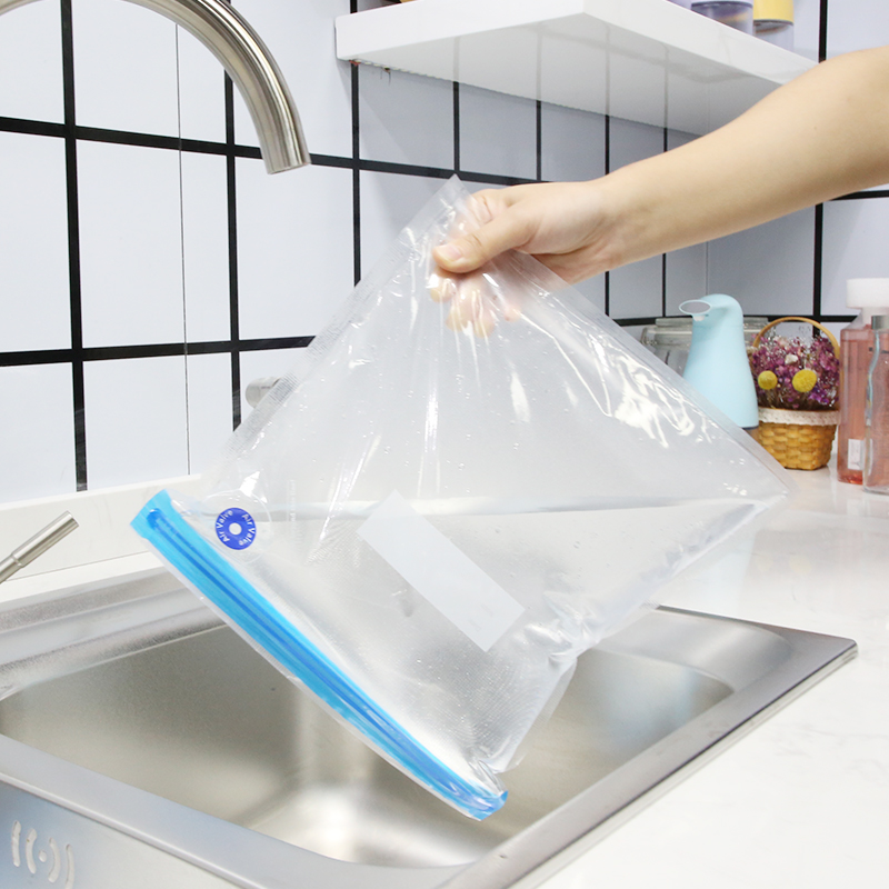 Upgraded 10pcs Reusable Air-tight Food Bags with 4pcs Sealing Clips Vacuum Sealer Food Vacuum Sealer with Handheld Vacuu