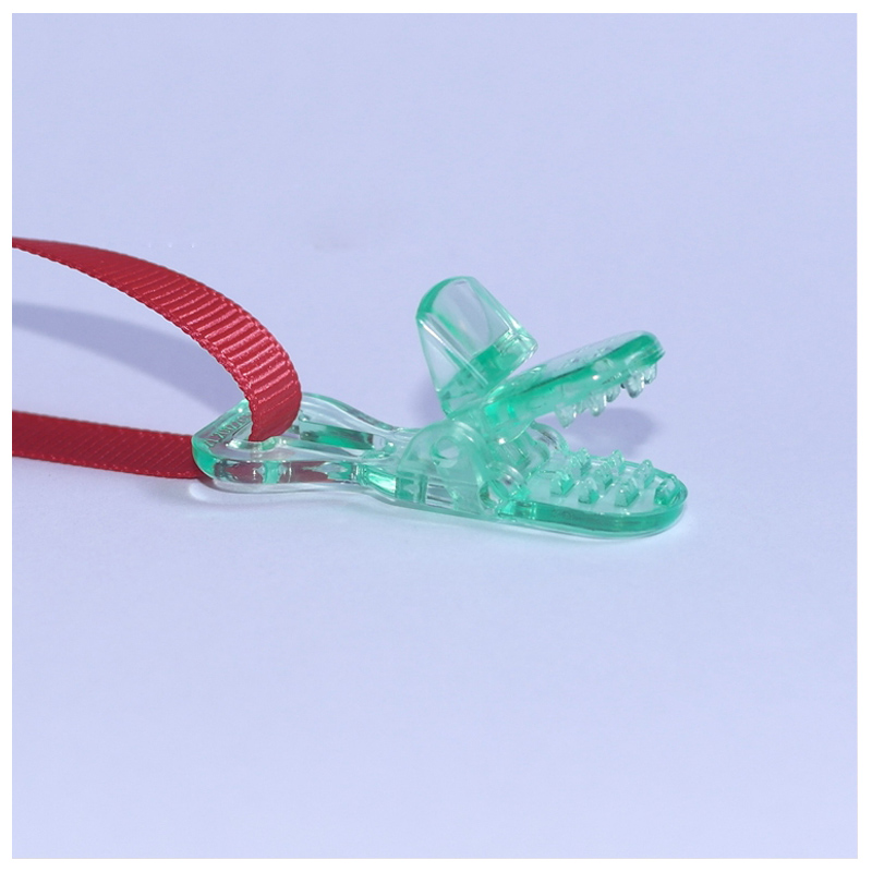  Cuten 10 mm Transparent Colored Plastic  Clips Eco-Friendly baby Plastic Pacifier dummy holder clips 250PCS/ba
