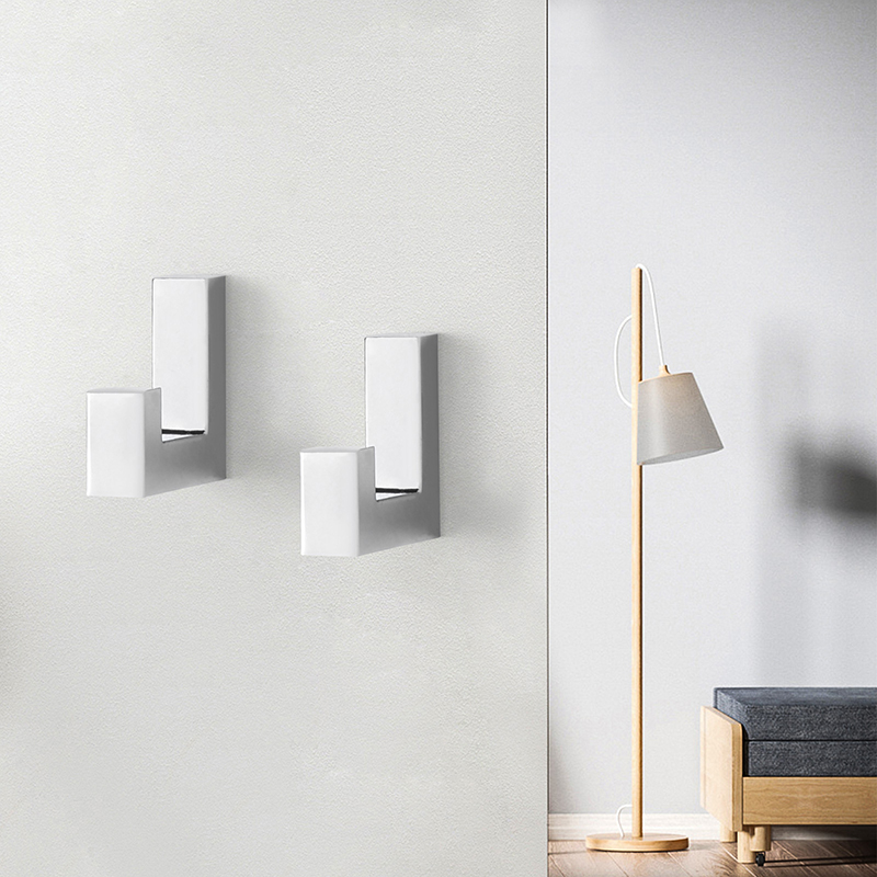 Ready to Ship Daili Modern Style Cloth Coat Wall Hooks Hangers Heavy Duty Zinc Alloy Wall Mounted Silver Metal Wall Hook