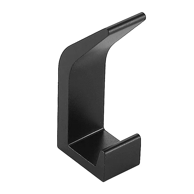 Metal Vintage Double Towel Coat Hook Wall Mount Black Coat Aluminum Hooks