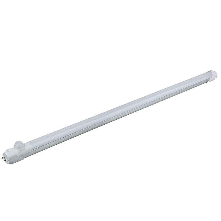 T8 18w 4ft Radar Induction Sensor Motion Fluorescent Light Tube Integrated tube light for Parking Lot