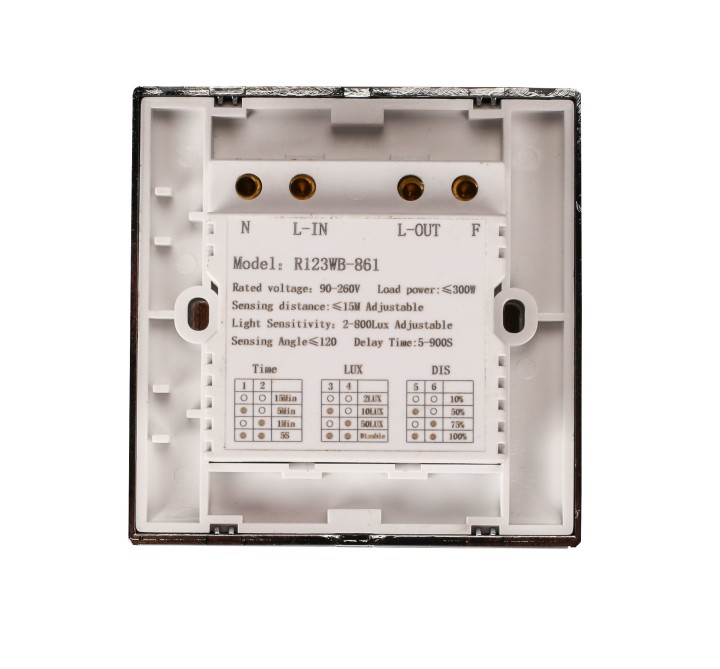 Drop shipping New Design Electric Light radar Sensor Wall Switch microwave sensor