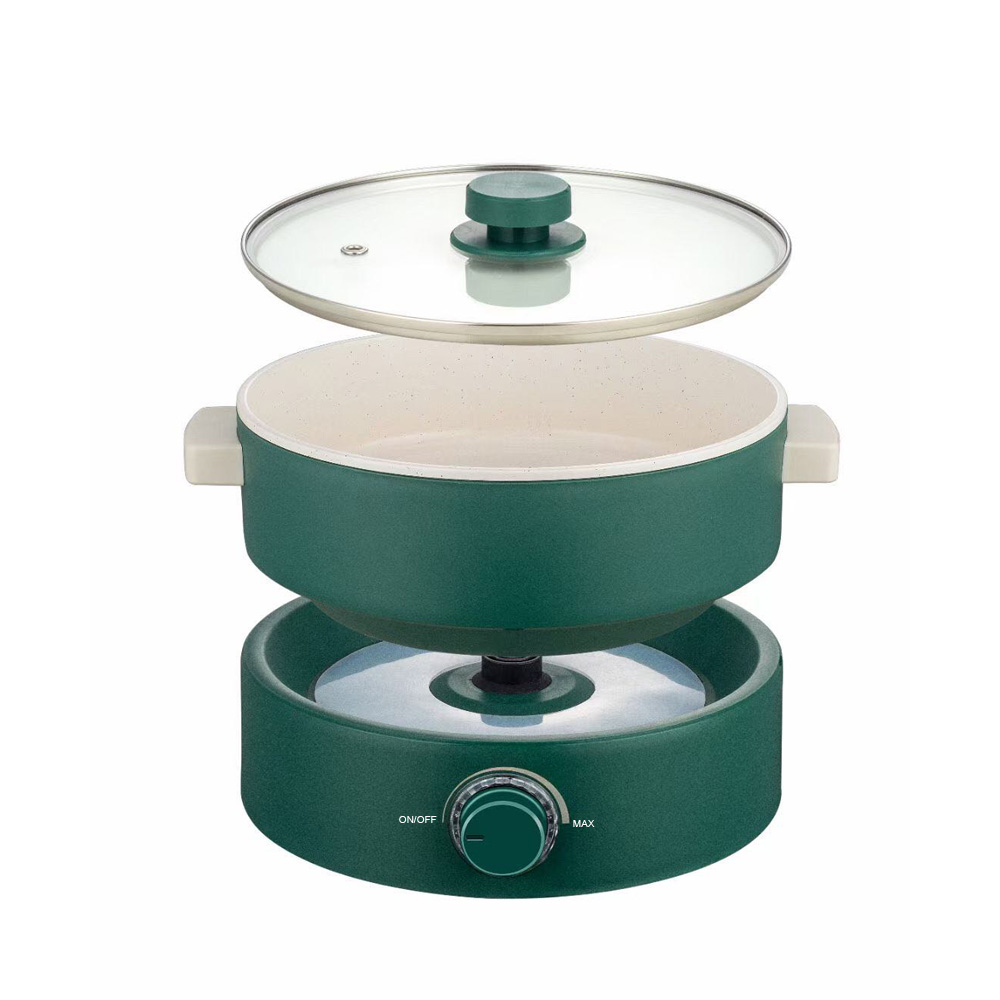 TF-1360 Electric Hot Pot  Adjustable Power Control muti cooker Removable Nonstick  Frying Pot Electric Skillet