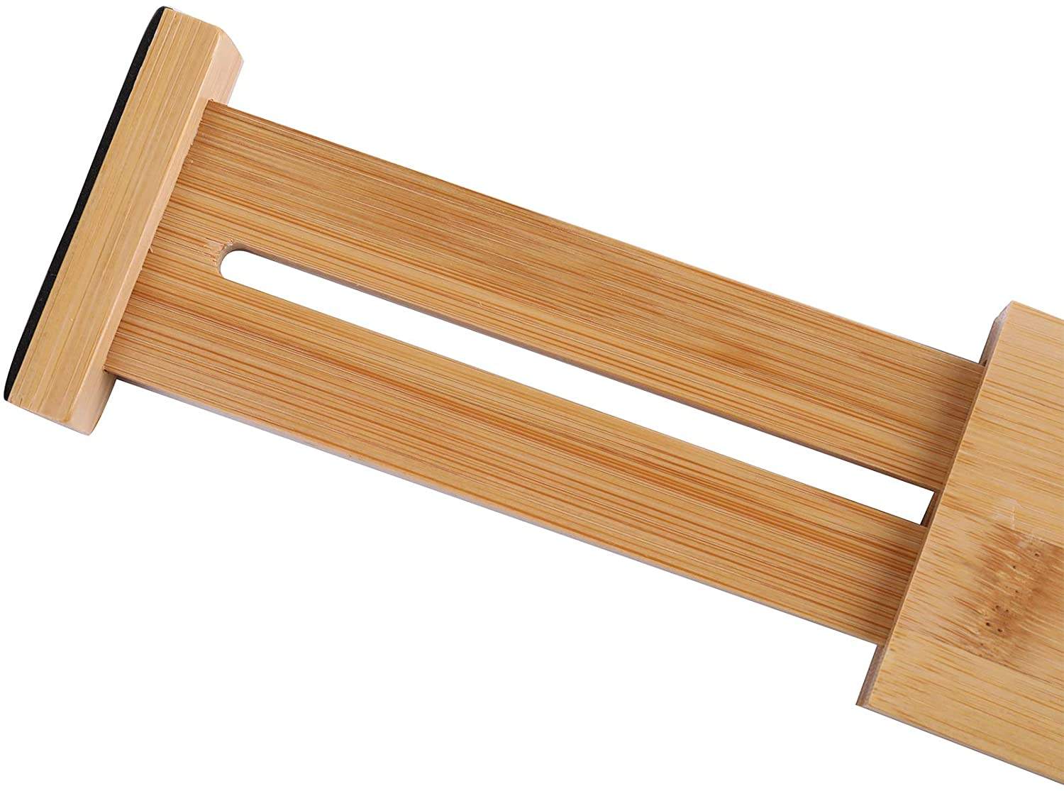 Customization 100% Bamboo Kitchen Drawer Organizers Adjustable & Expendable Drawer Dividers set of 4  Home Deco