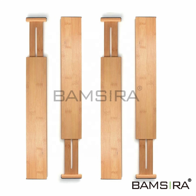 Bamboo Utensil Organizers for Kitchen Drawer Dividers Utensil Organizers