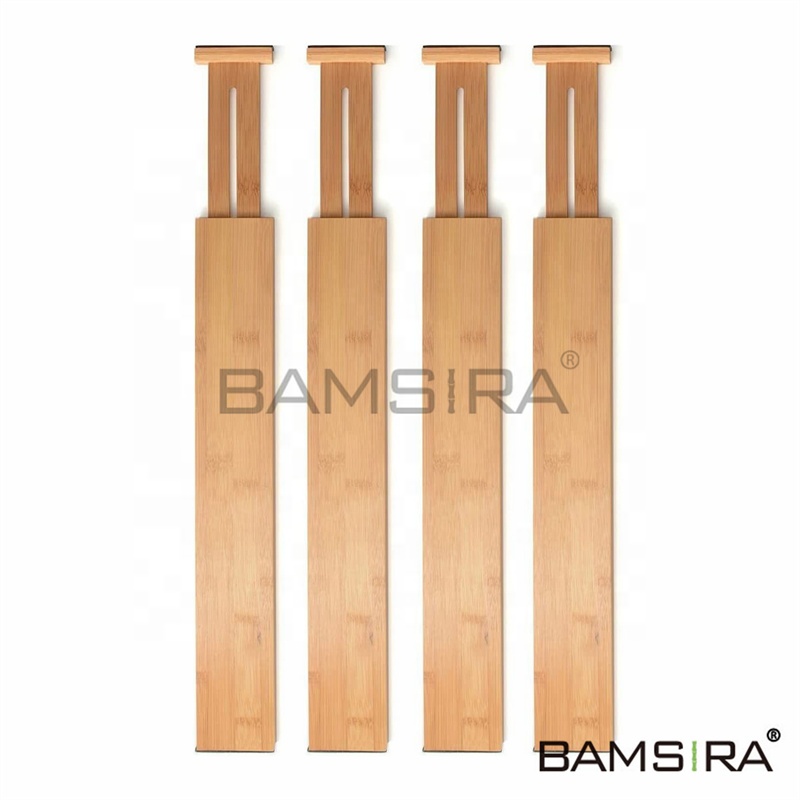 Bamboo Utensil Organizers for Kitchen Drawer Dividers Utensil Organizers