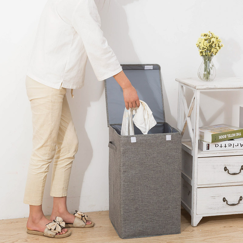 Collapsible Fabric Laundry Storage Basket - Easy Organization for Dirty Clothes