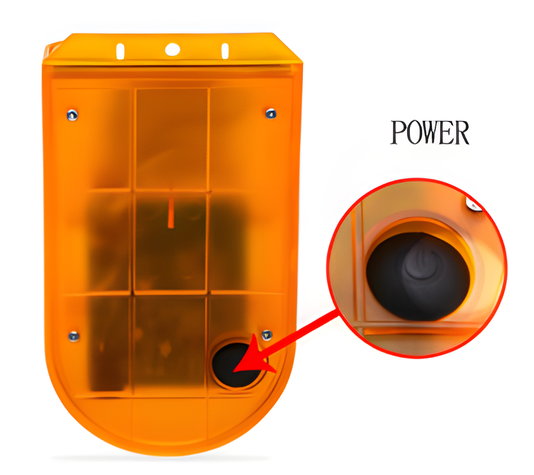 Solar Sensor Led Alarm Motion Intruder Alarm Gunshot Sounds & Dog Barking Sound Warning Lamp For Outdoor Farm Barn Villa