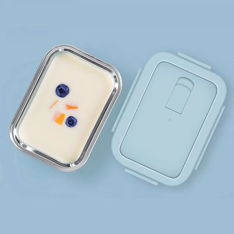 Reusable Double Wall Portable Lunch Box With Food Container