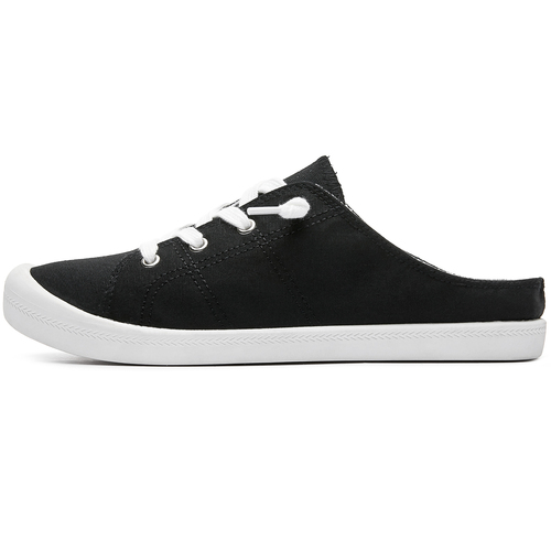 Women's Casual Half Top Canvas Sandals Fashionable Slip On Shoes ﻿