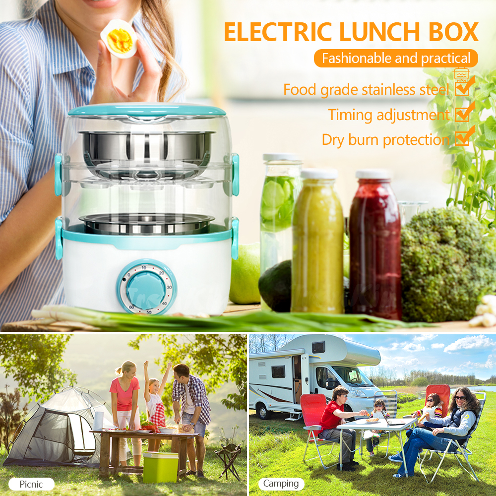 Breakfast Food Multifunctional Portable Electric Automatic Egg Boiler Food Heating Steamer