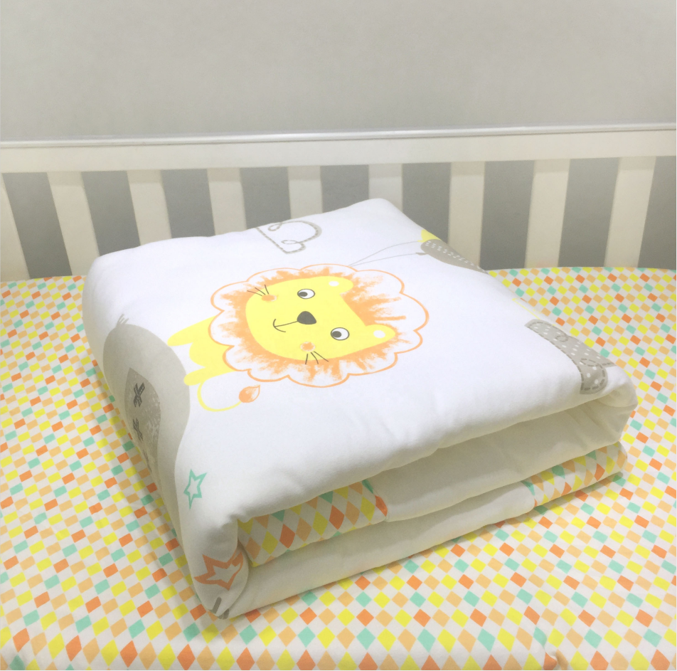 One piece for sale 100% Cotton Cartoon Cute Newborn Bed Baby Quilt