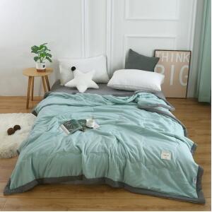  Home Hotel Summer Breathable Solid Color Children's Cool cotton Quilt
