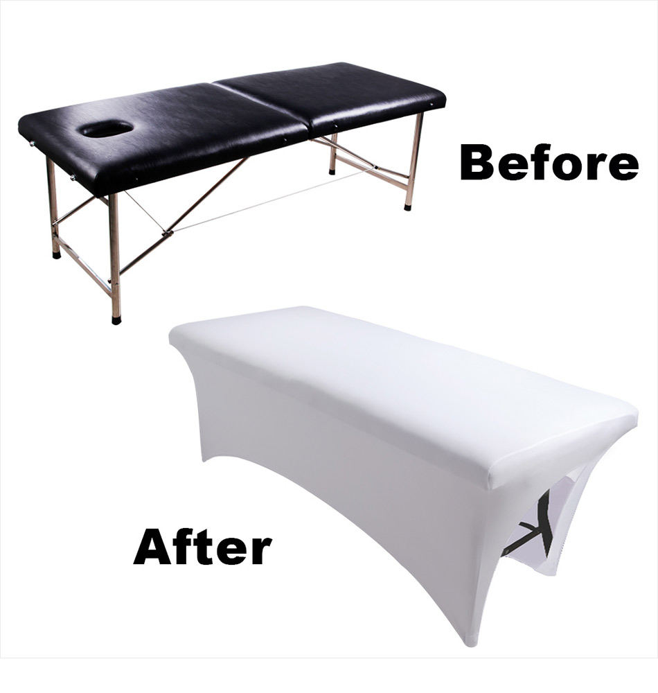 LashPlus professional eyelash extension spandex massage bed cover sheet cosmetic bed cover skirt