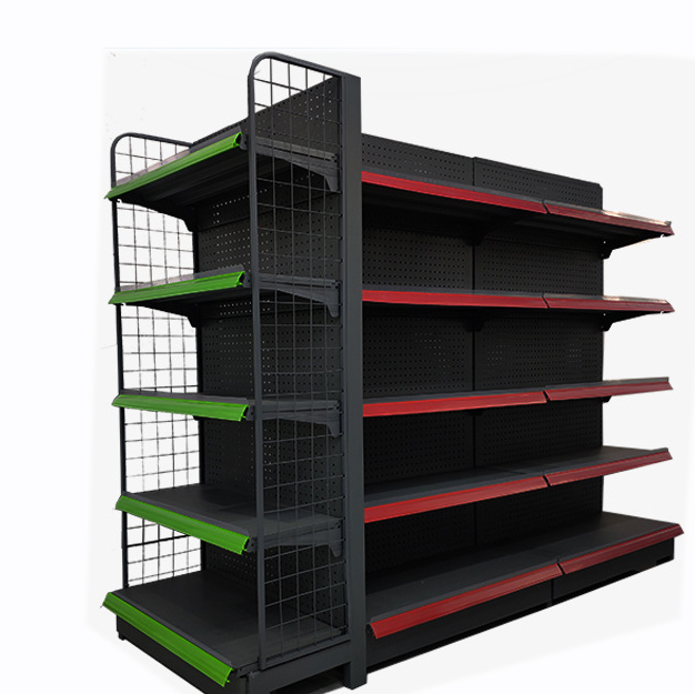  ized 5 layers gondola shelving metal display shelf supermarket gondola shelves