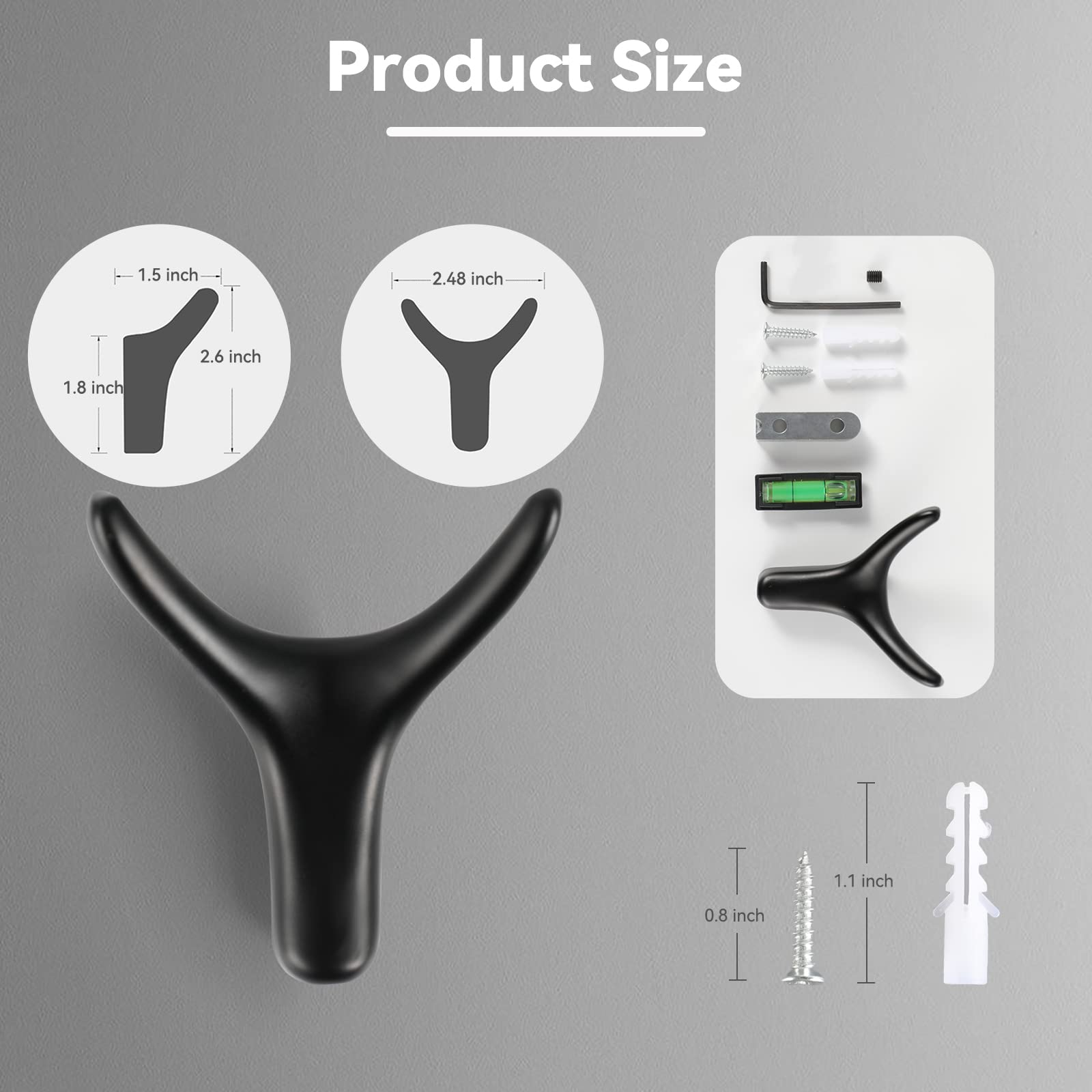 Hooks & Rails Hook Home Decoration Hanging Key Wall Coat Multi-functional Animal Free Punch Head Hanging Hook Holder