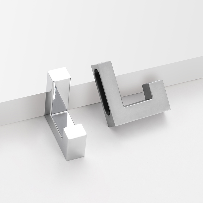 Ready to Ship Daili Modern Style Cloth Coat Wall Hooks Hangers Heavy Duty Zinc Alloy Wall Mounted Silver Metal Wall Hook