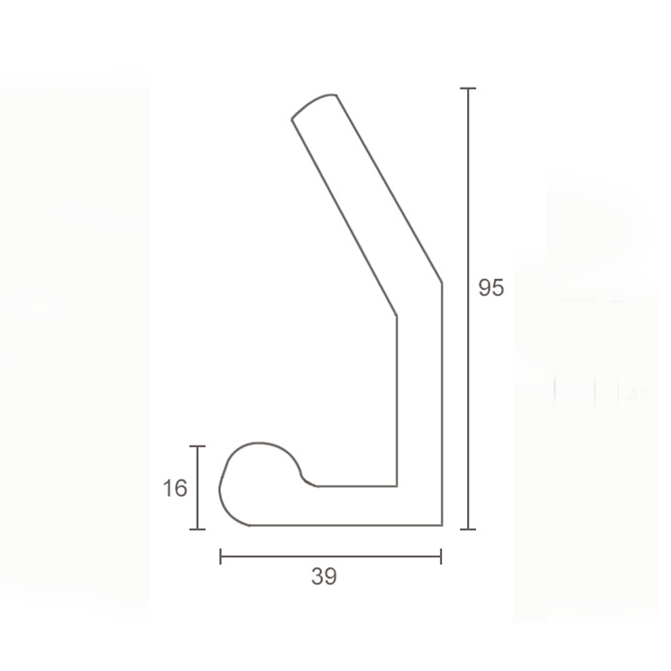 Decorative Heavy Duty Metal Coat Garment Hooks Hanger Clothes Hook