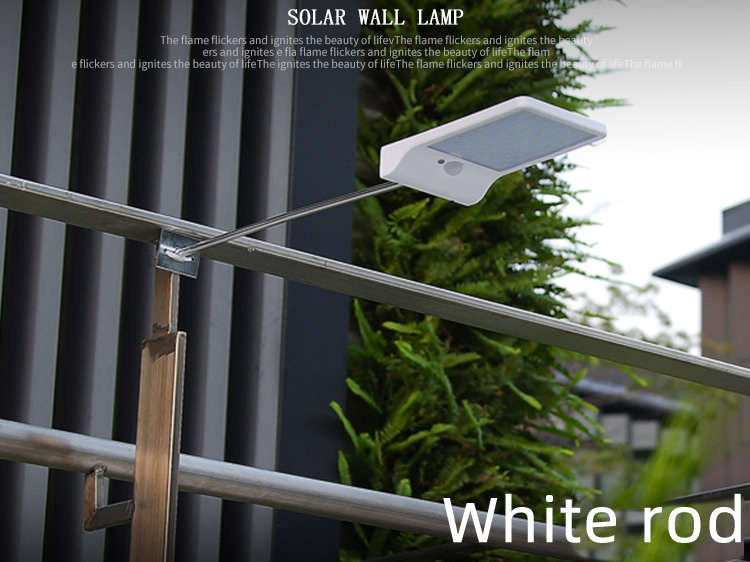 Wall Mounted LED Light 3.7V  Battery Solar Powered Motion Sensor Light