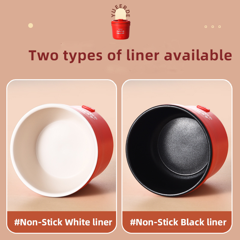 Popular Fast Food Electric Skillets Electronic Pot Mini Hot Pot Non-stick Noodles Cooking Pots For Dormitory