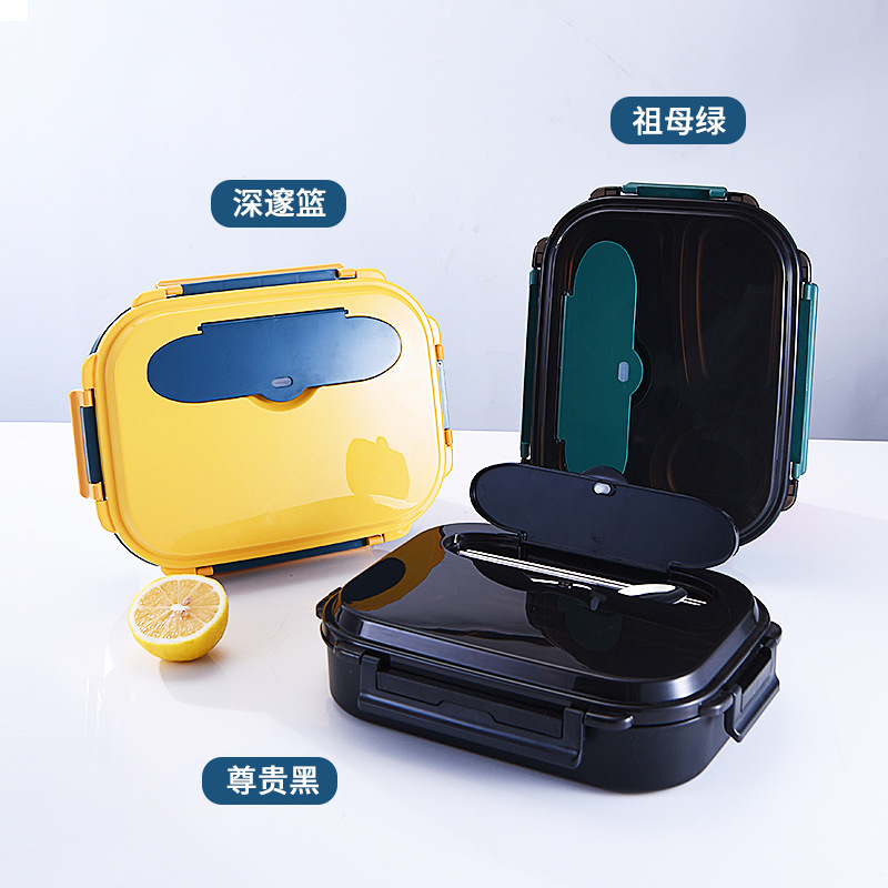 best selling Stainless steel insulated lunch box compartments bento box student food container